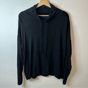 Lucky Brand cowl neck jersey knit top medium